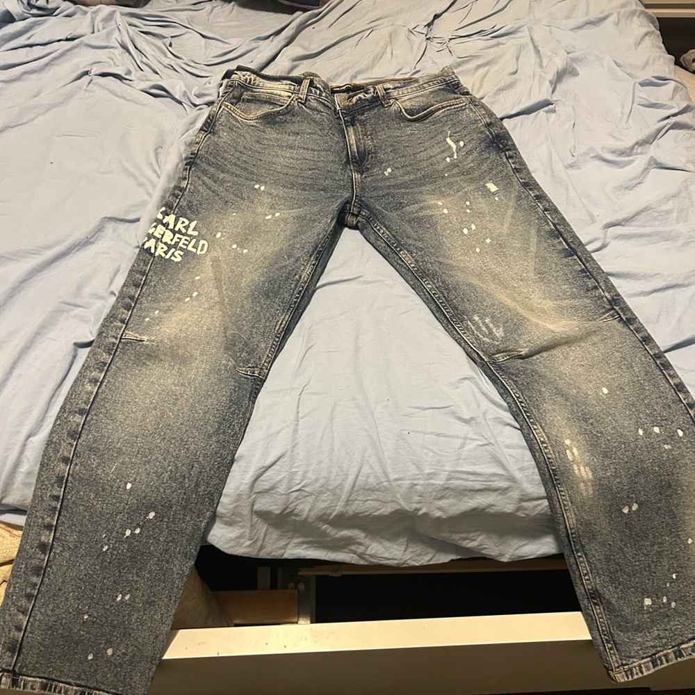 Karl Lagerfeld Men's Blue Jeans